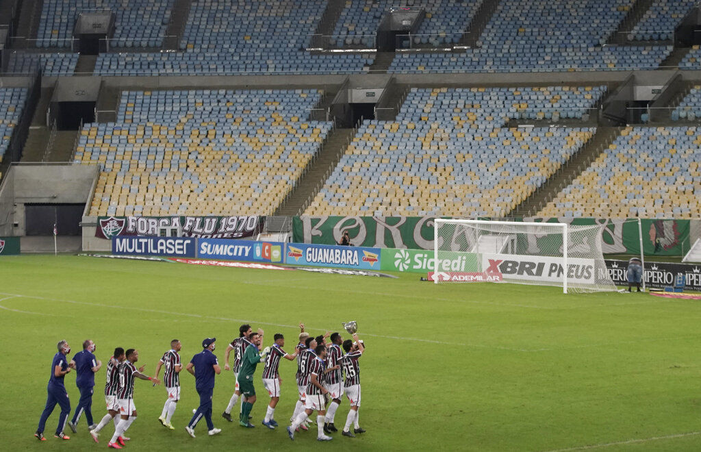 APTOPIX Virus Outbreak Brazil Soccer